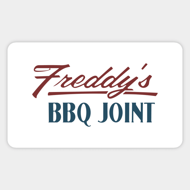 Freddys BBQ Joint Sticker by ijoshthereforeiam